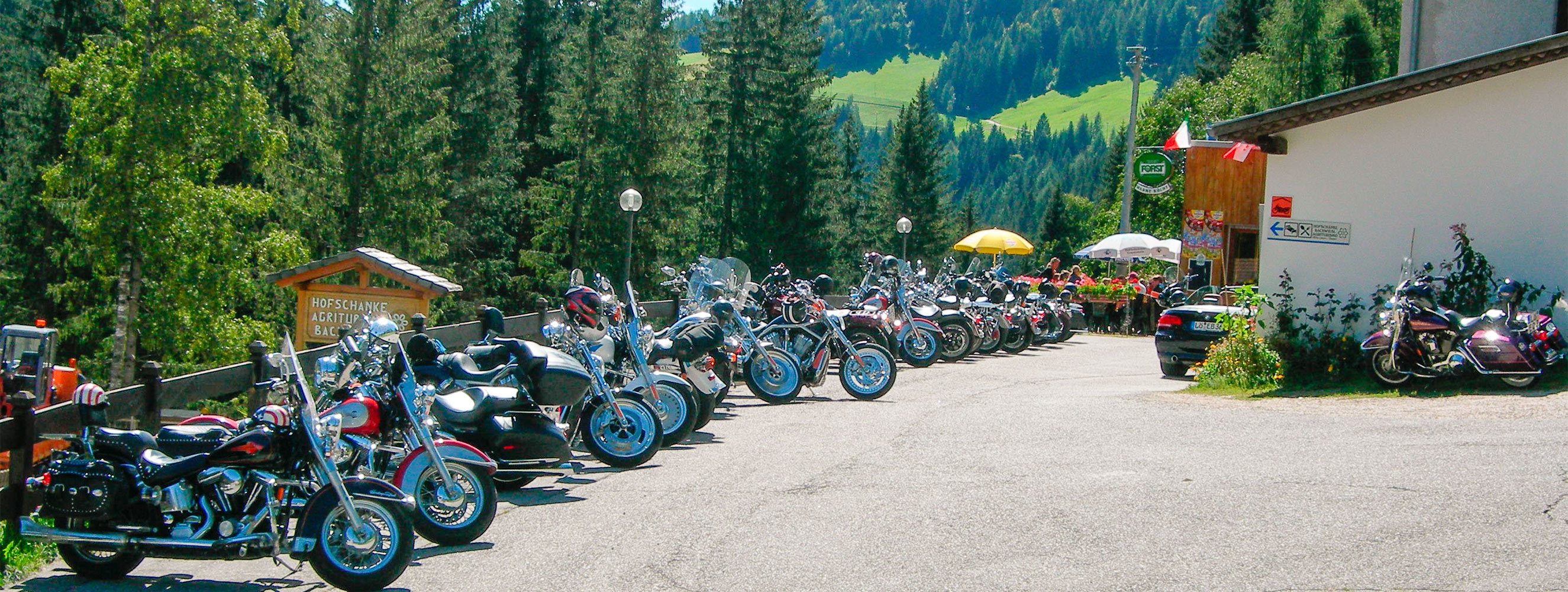 Motorradfahrer - Bachwiesl Hof